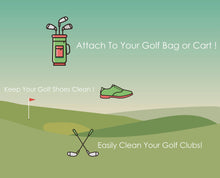 Load image into Gallery viewer, BearRyzyng Golf Cleaning Brush - Black