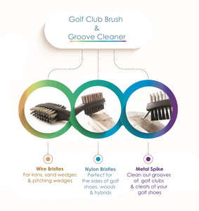 BearRyzyng Golf Cleaning Brush - Blue